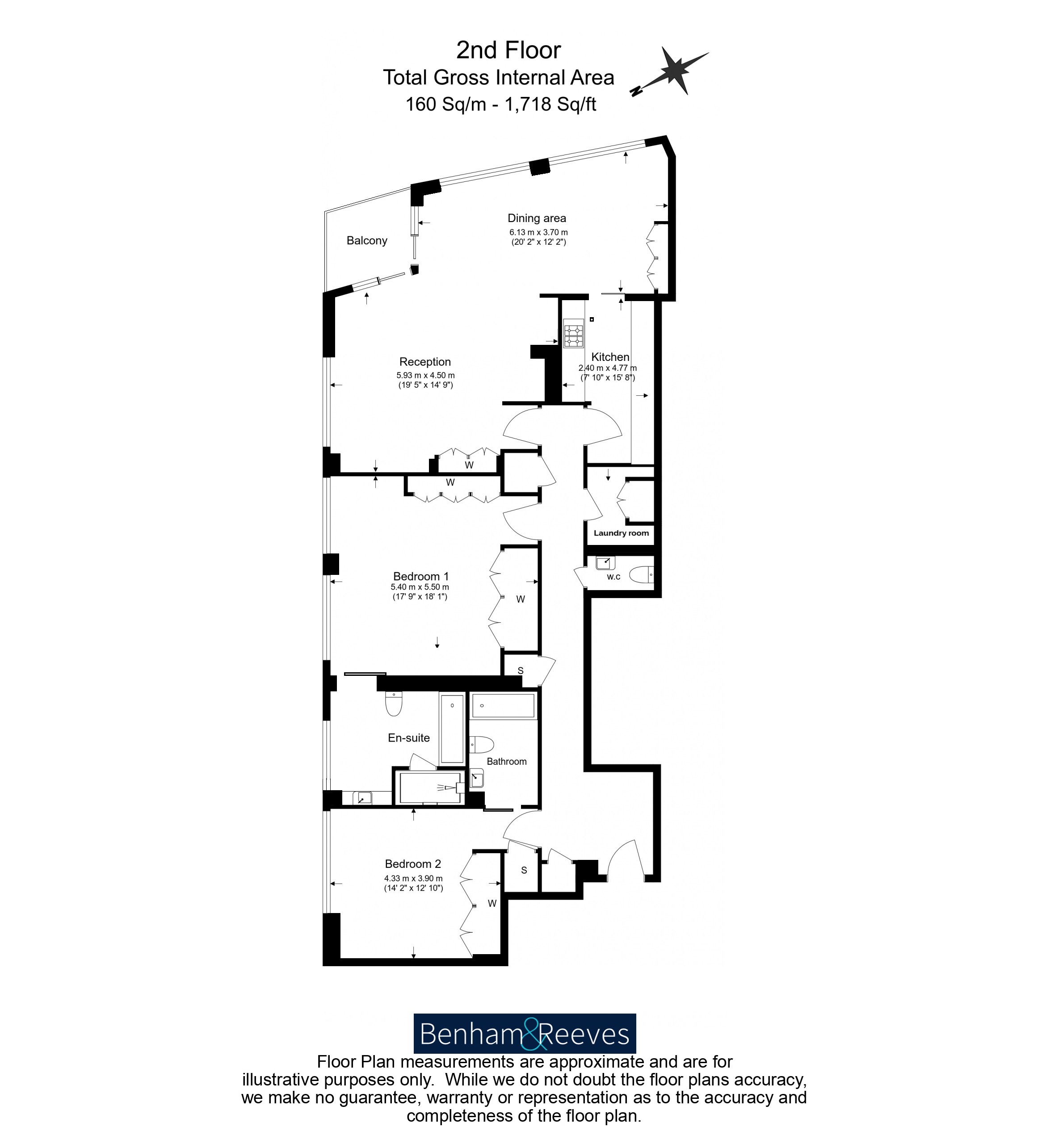 2  bedrooms flat to rent in Chelsea Wharf, Lots Road, SW10-Floorplan