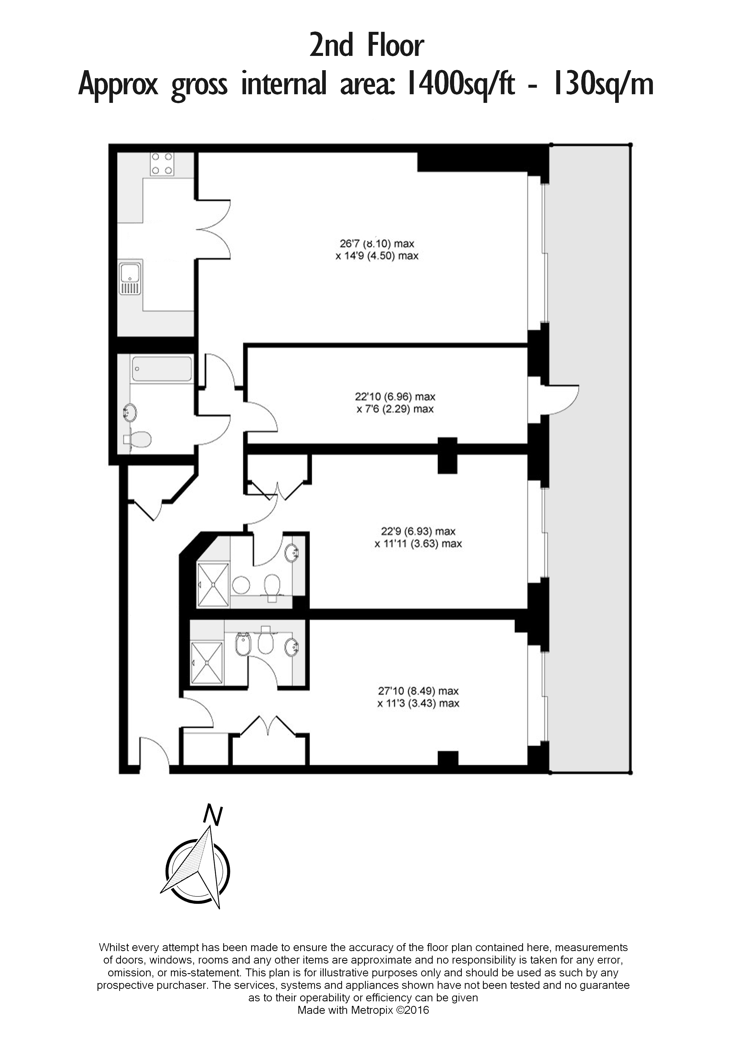 3  bedrooms flat to rent in The Boulevard, Imperial Wharf, SW6-Floorplan