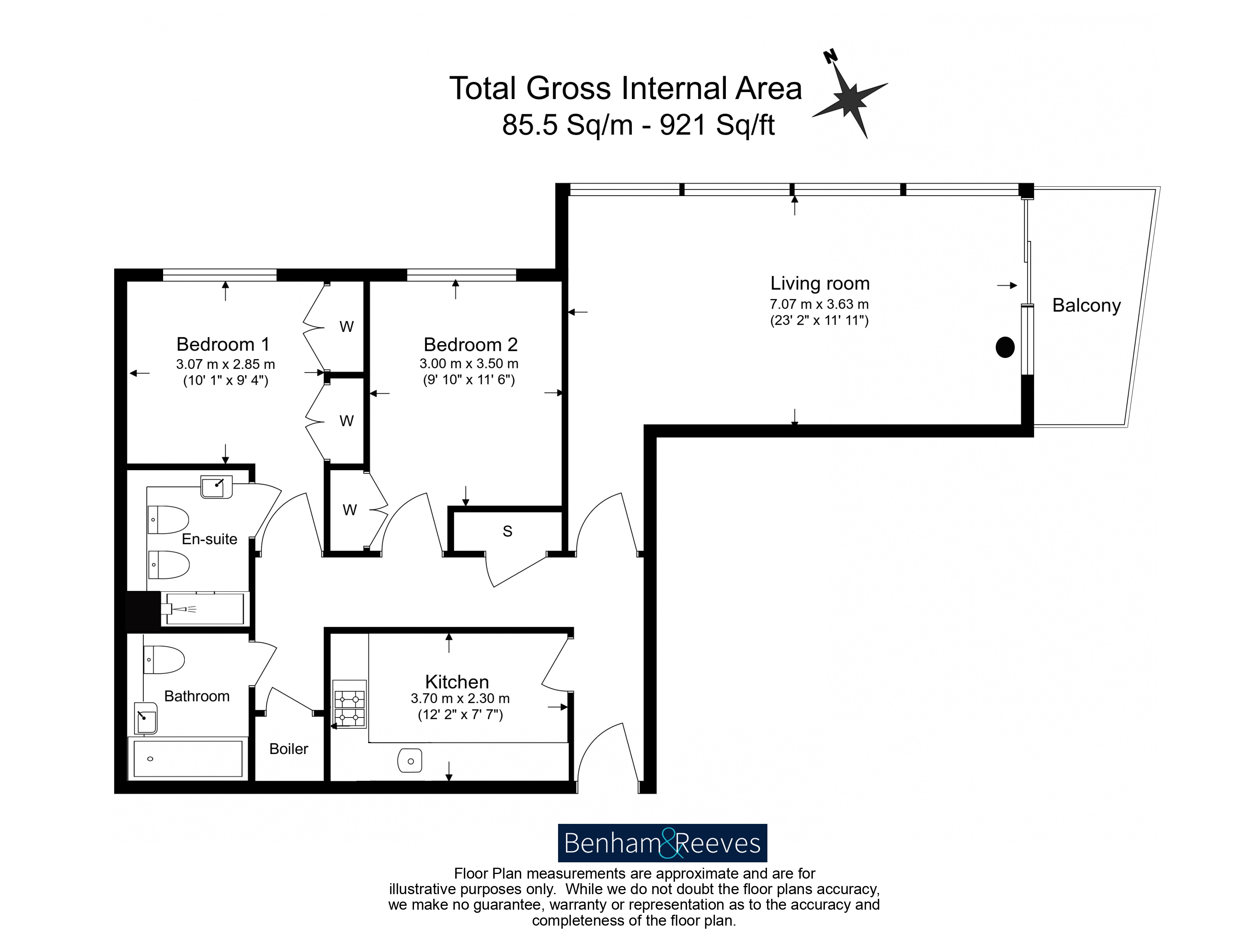 2  bedrooms flat to rent in Harbour Reach, Imperial Wharf, SW6-Floorplan