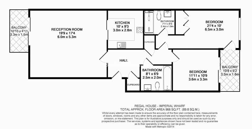 2  bedrooms flat to rent in Lensbury Avenue, Fulham, SW6-Floorplan