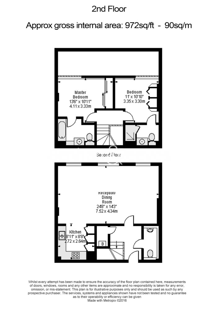 2  bedrooms flat to rent in Drummond Way, Highbury and Islington, N1-Floorplan