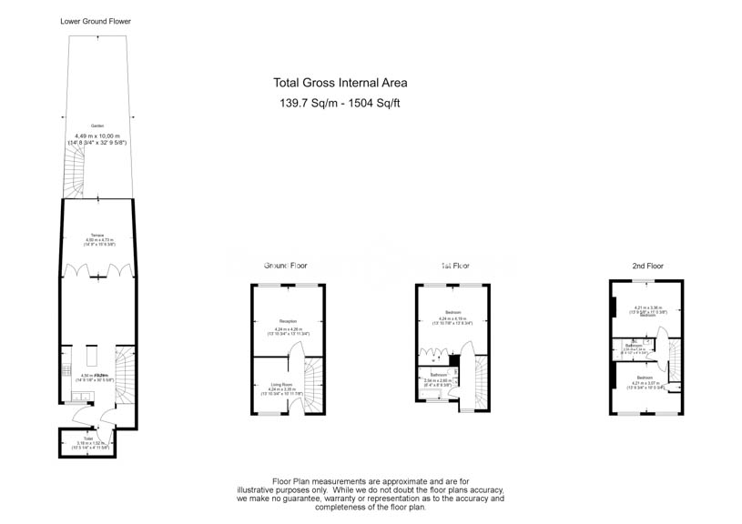 3  bedrooms house to rent in Southwood Lane, Highgate, N6-Floorplan
