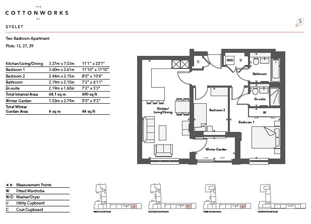 2  bedrooms flat to rent in Seven Sisters Road, Highgate, N7-Floorplan