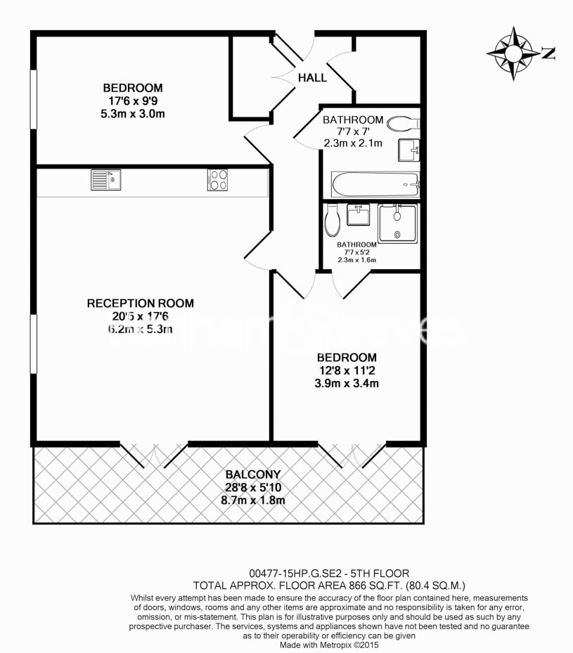 2  bedrooms flat to rent in Hippersley Point, Tilston Bright Square, SE2-Floorplan