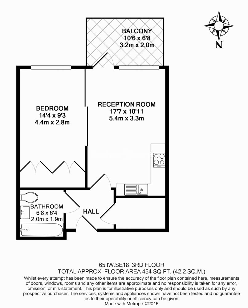 Studio flat to rent in Imperial Building, Royal Arsenal Riverside, SE18-Floorplan