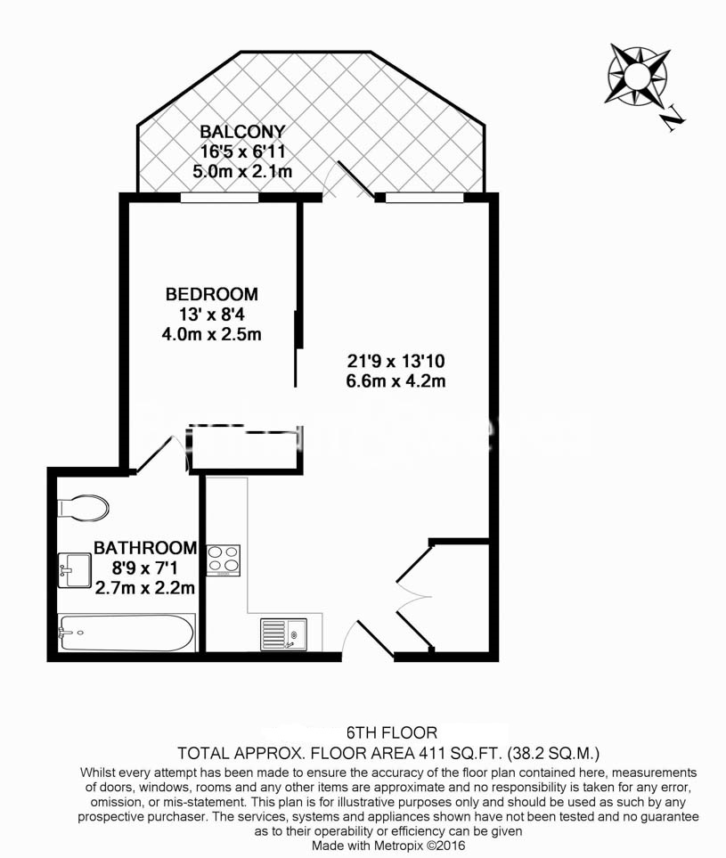 Studio flat to rent in Ottley Drive, Kidbrooke, SE3-Floorplan
