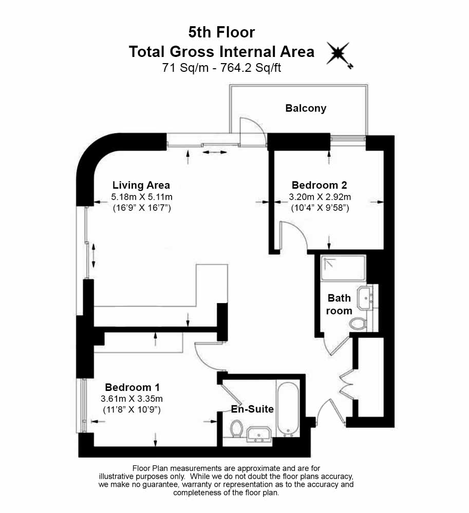2  bedrooms flat to rent in Royal Arsenal Riverside, Woolwich, SE18-Floorplan