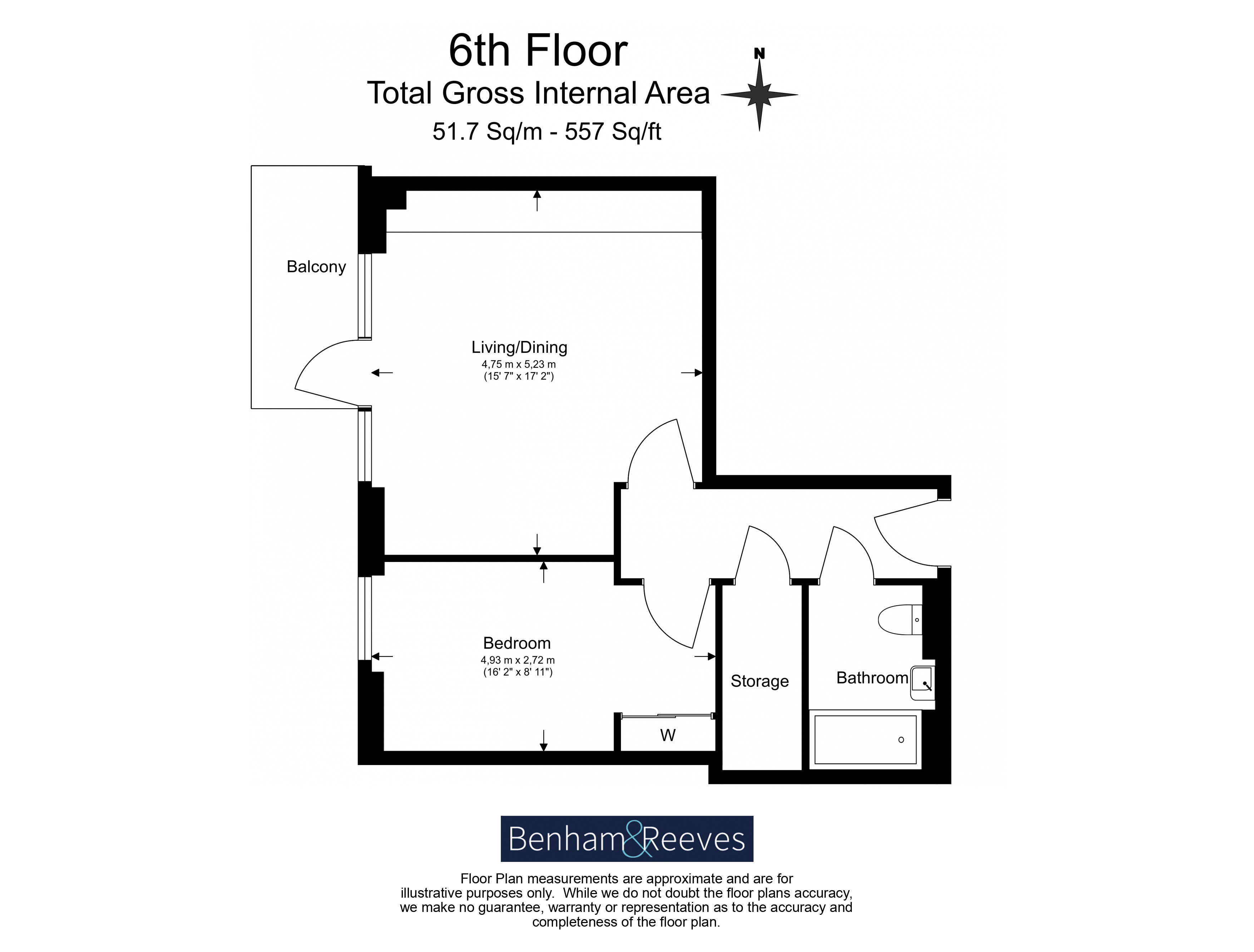 1  bedroom flat to rent in Victory Parade Royal, Arsenal Riverside, SE18-Floorplan
