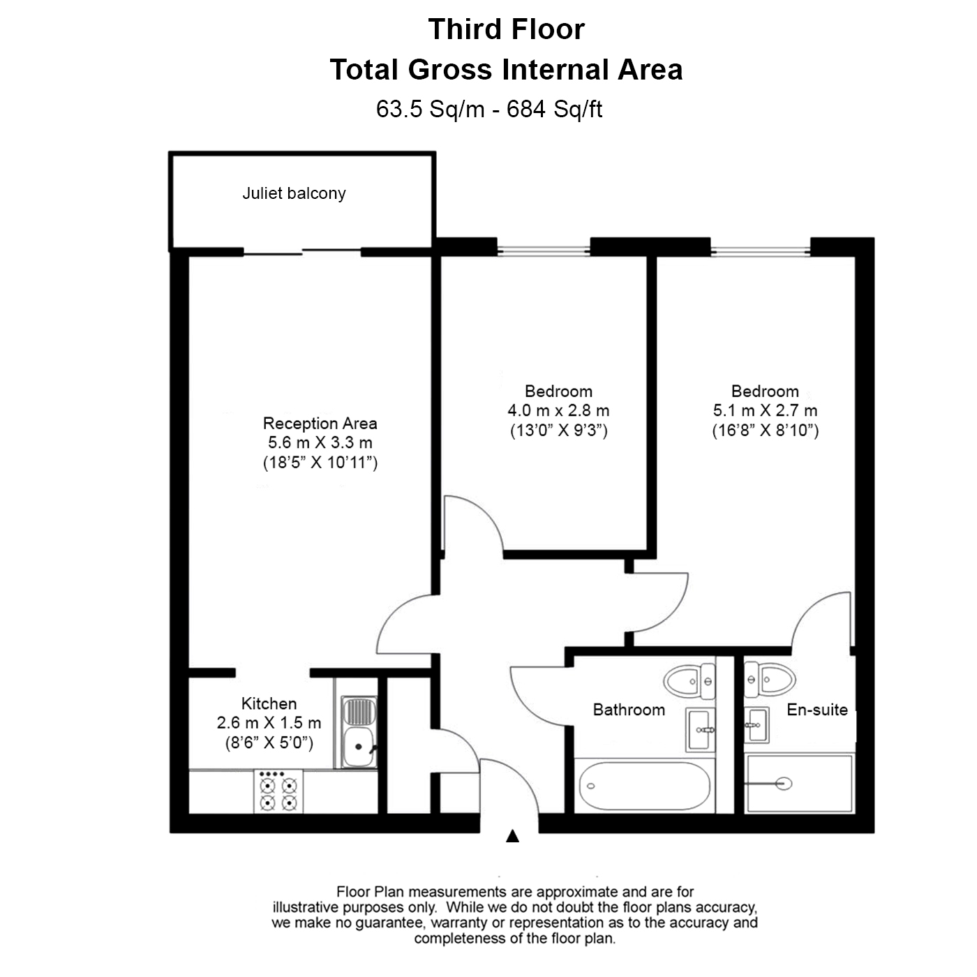 2  bedrooms flat to rent in Tideslea Path, Woolwich, SE28-Floorplan