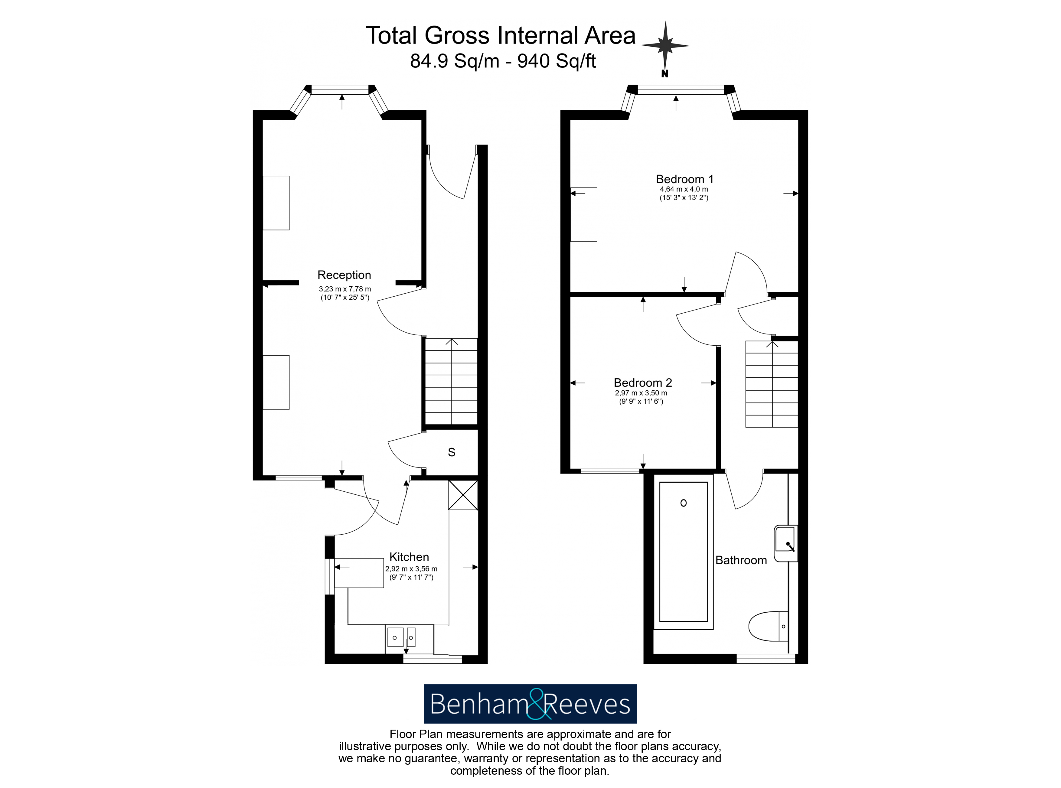 2  bedrooms flat to rent in Federation Road, Abbey Wood, SE2-Floorplan