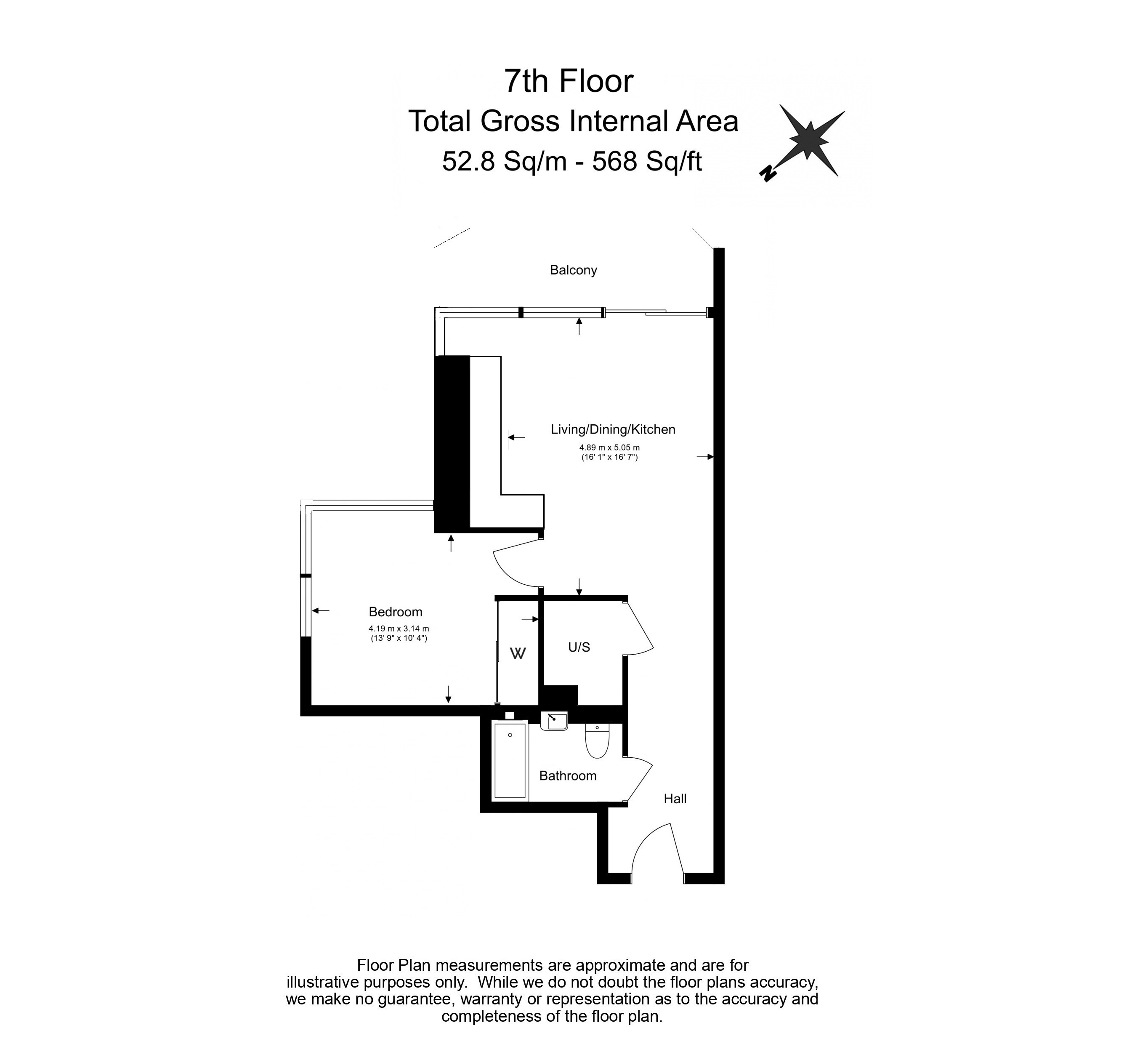1  bedroom flat to rent in Brigadier Walk, Royal Arsenal Riverside, SE18-Floorplan