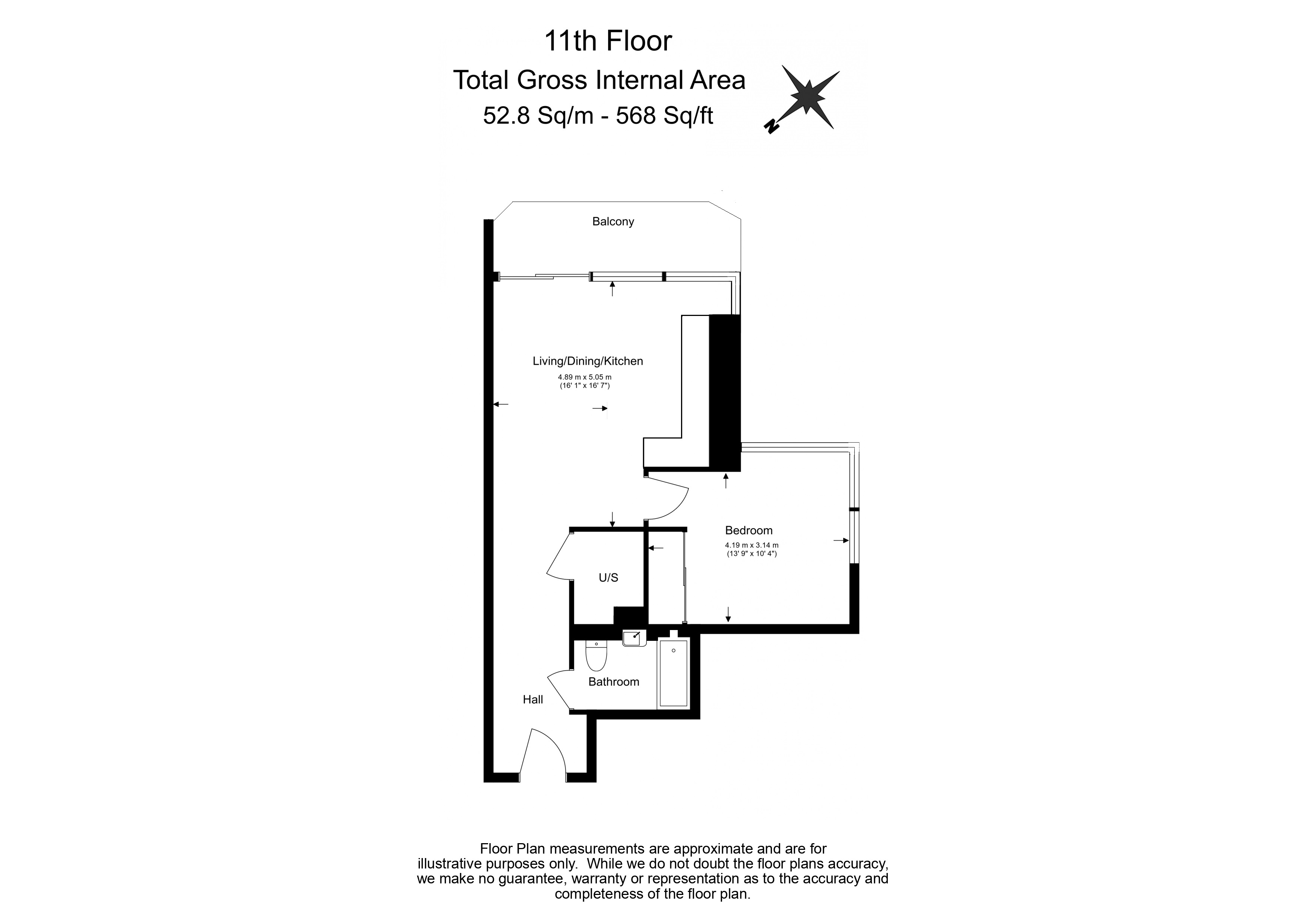 1  bedroom flat to rent in Brigadier Walk, Royal Arsenal Riverside, SE18-Floorplan