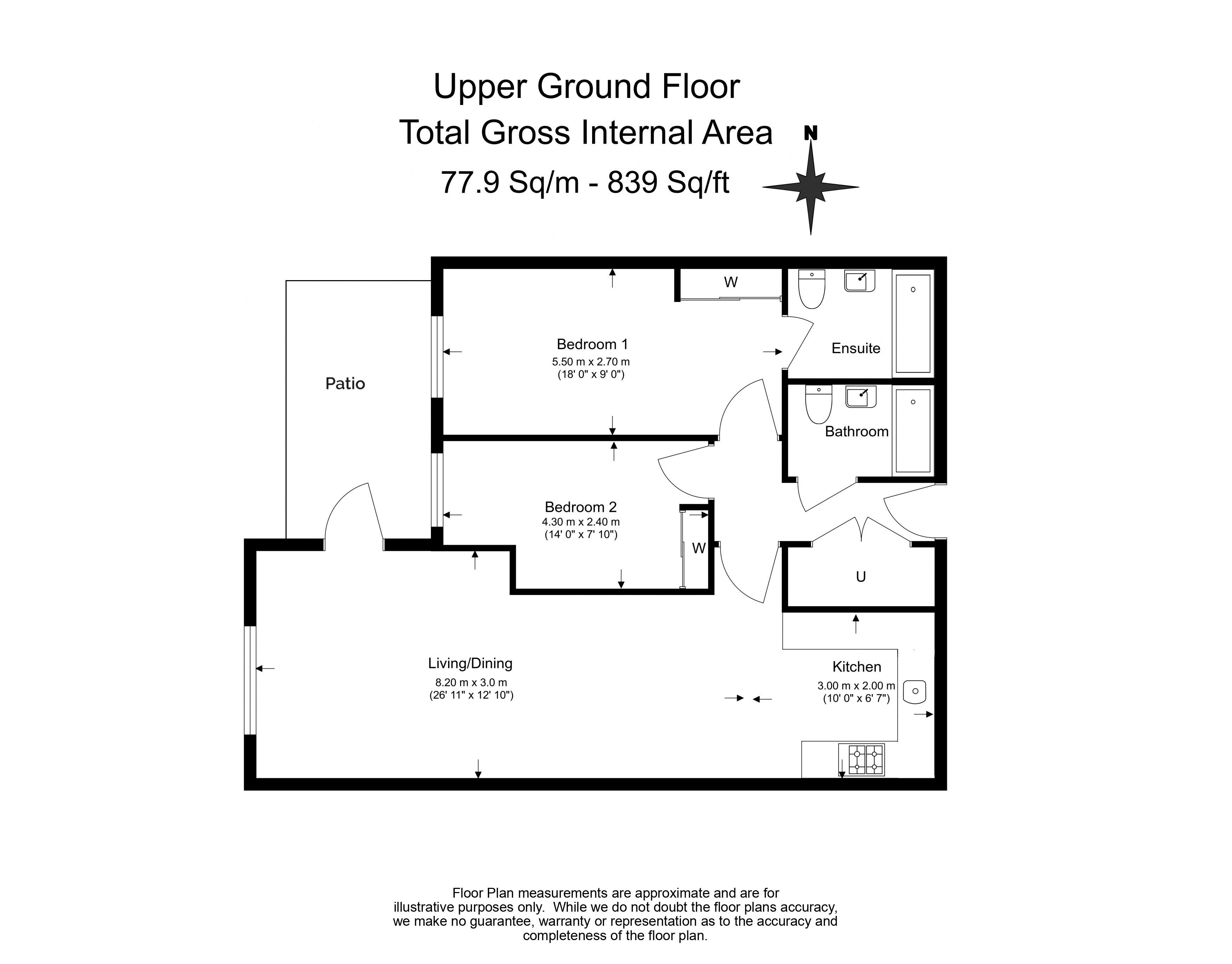 2  bedrooms flat to rent in Argyll Road, Royal Arsenal Riverside, SE18-Floorplan