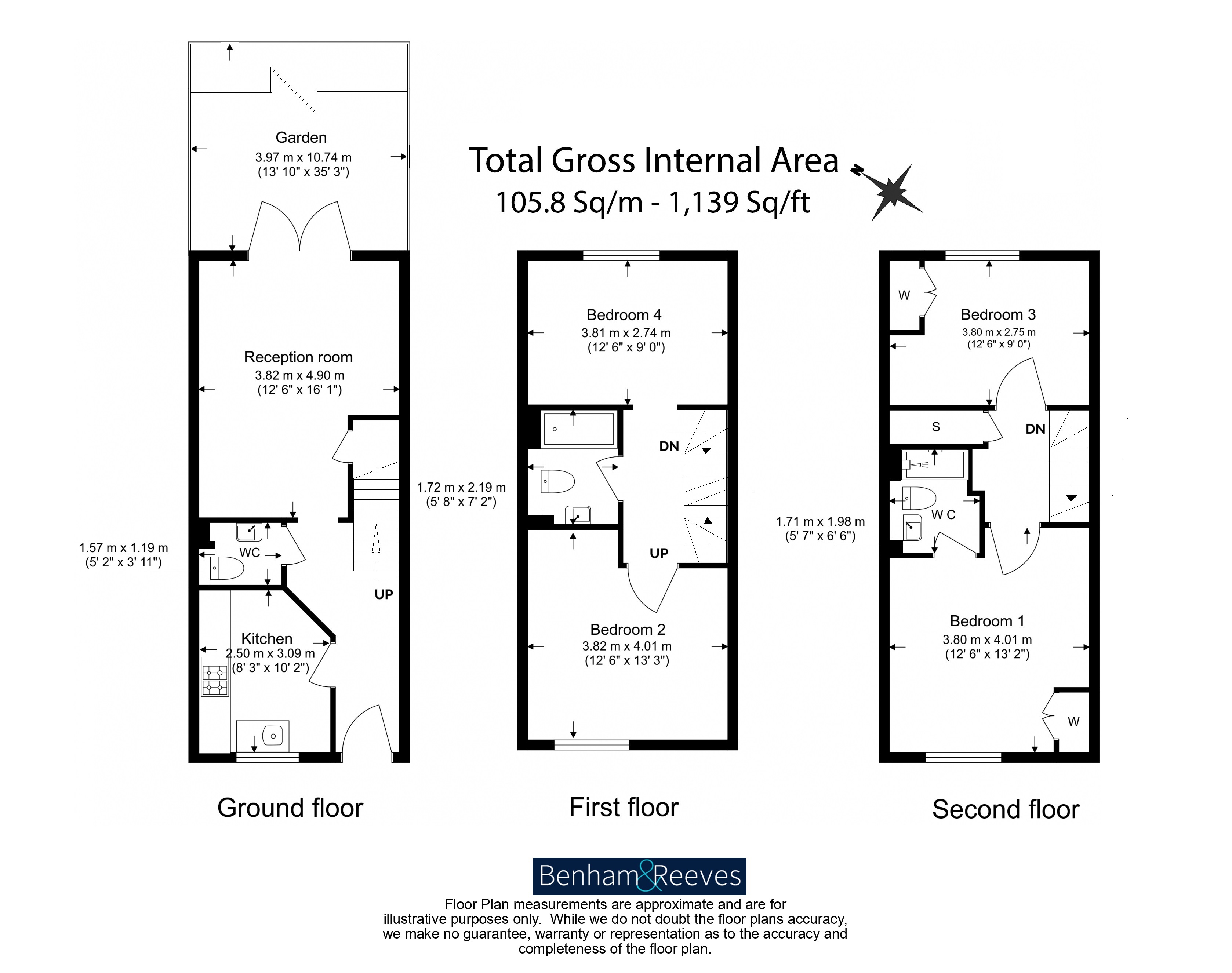 4  bedrooms flat to rent in Hastings Street, Royal Arsenal Riverside, SE18-Floorplan