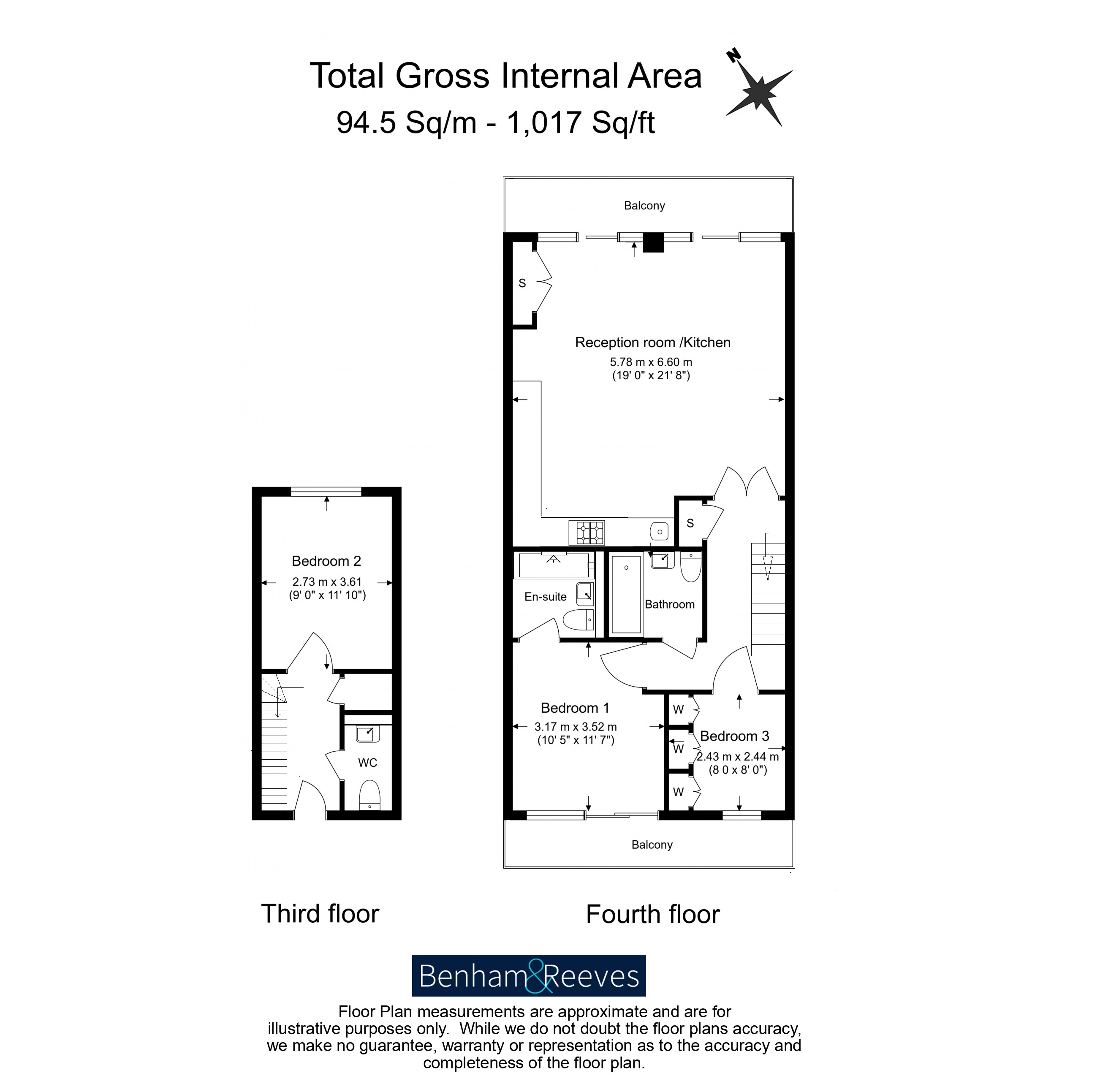 3  bedrooms flat to rent in Cadogan Road, Royal Arsenal Riverside, SE18-Floorplan