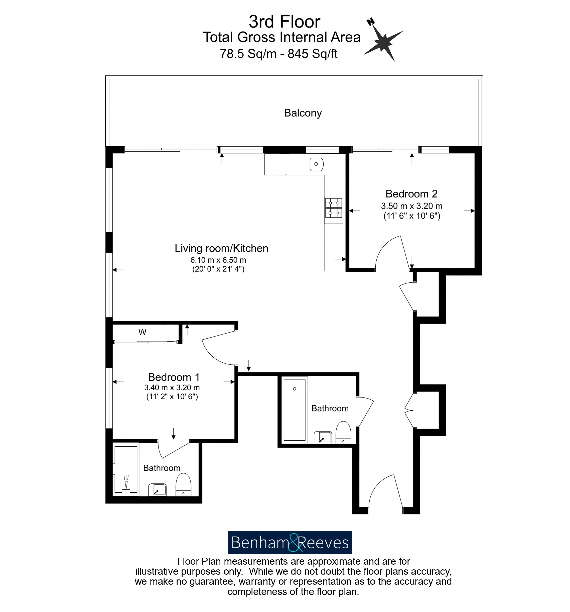 2  bedrooms flat to rent in Duke of Wellington Avenue, Royal Arsenal Riverside, SE18-Floorplan