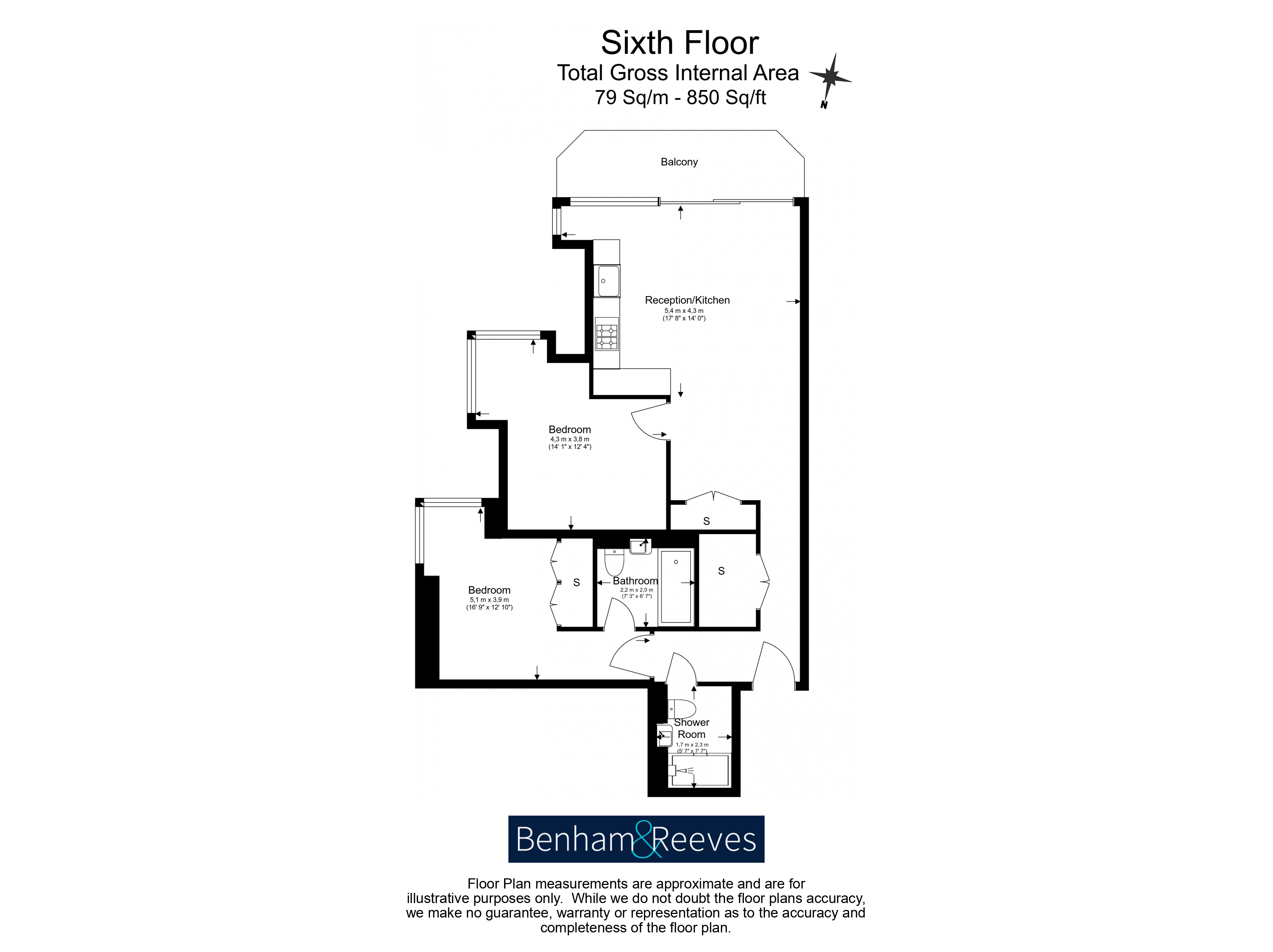 2  bedrooms flat to rent in Brigadier Walk Royal, Arsenal Riverside, SE18-Floorplan