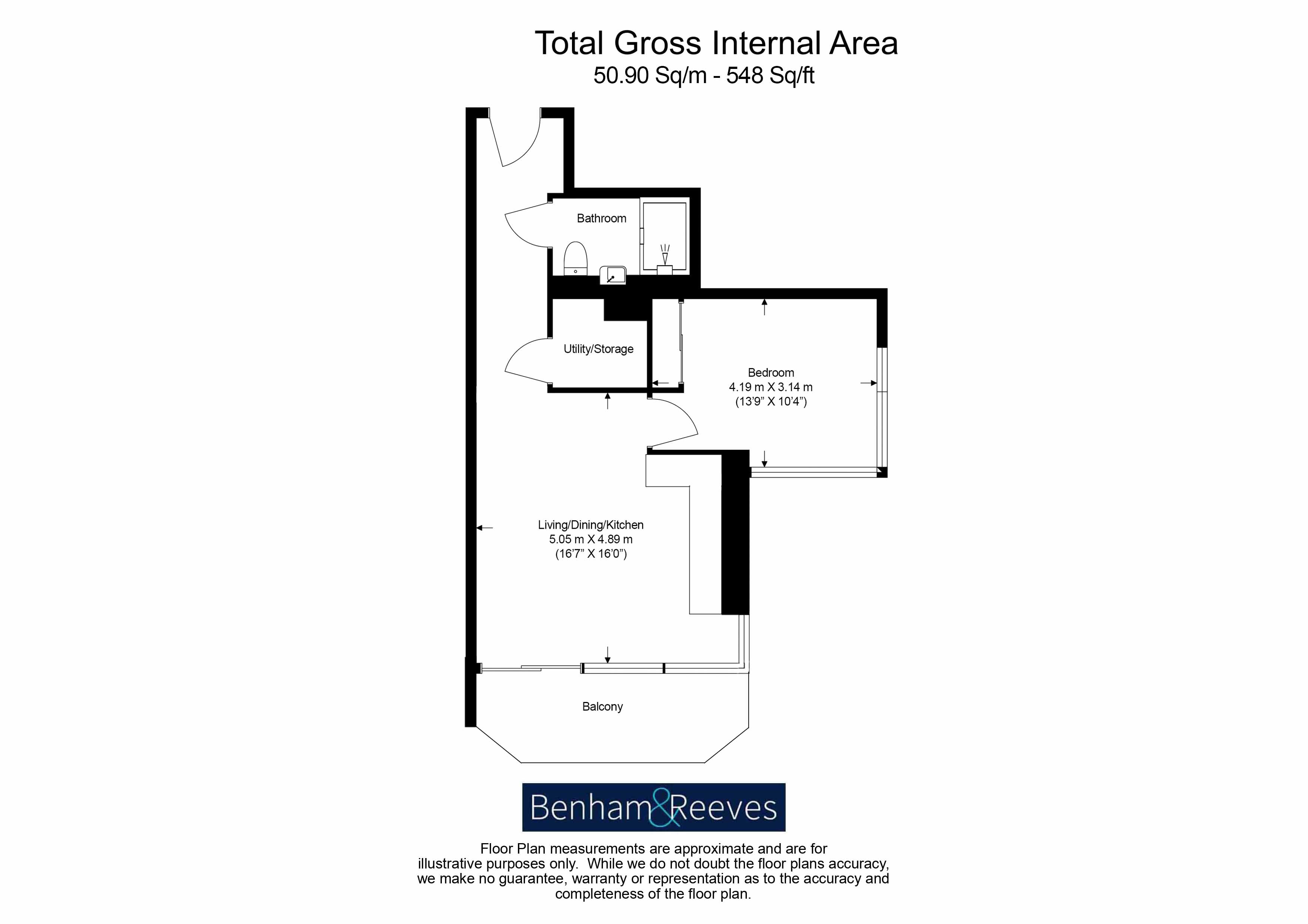 1  bedroom flat to rent in Brigadier Walk Royal, Arsenal Riverside, SE18-Floorplan