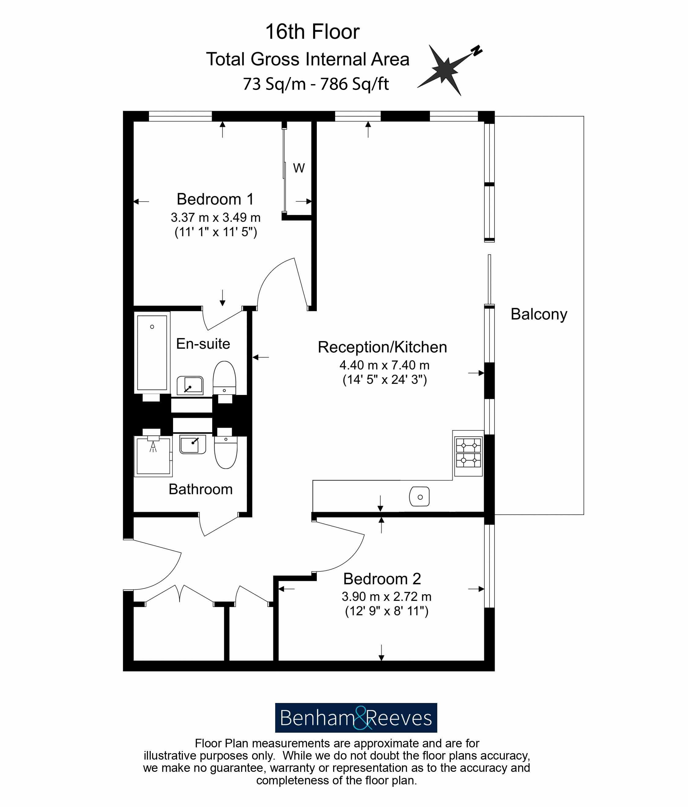 2  bedrooms flat to rent in Duke Wellington Avenue, Royal Arsenal Riverside, SE18-Floorplan