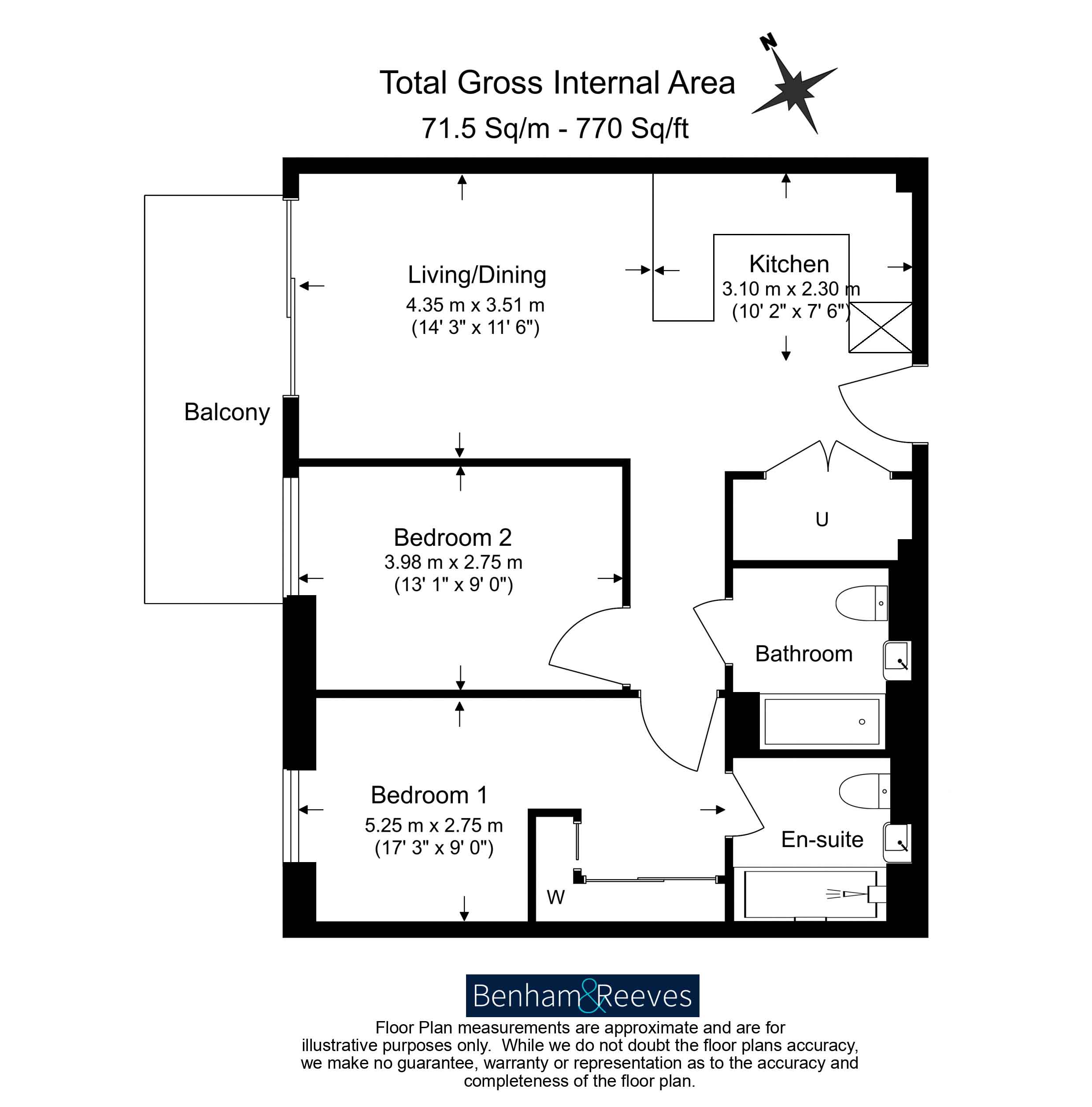 2  bedrooms flat to rent in Duke Wellington of Avenue, Royal Arsenal Riverside, SE18-Floorplan