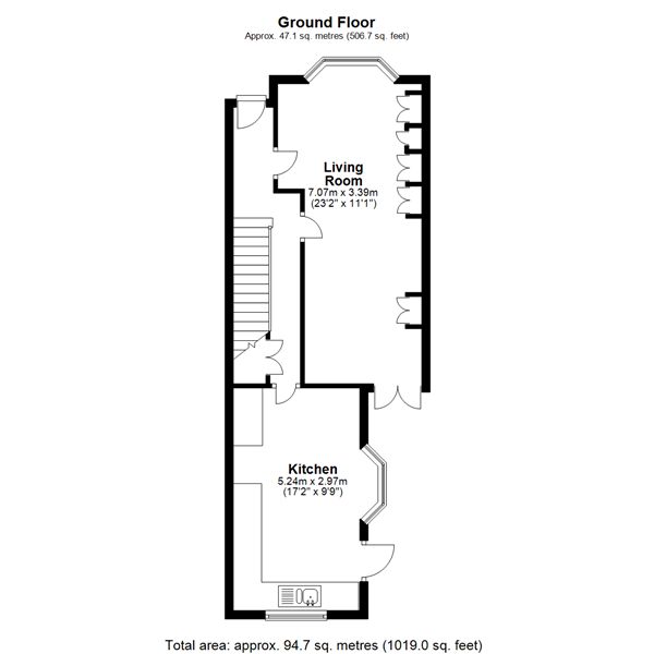 3  bedrooms house to rent in Wernbrook Street, Woolwich, SE18-Floorplan
