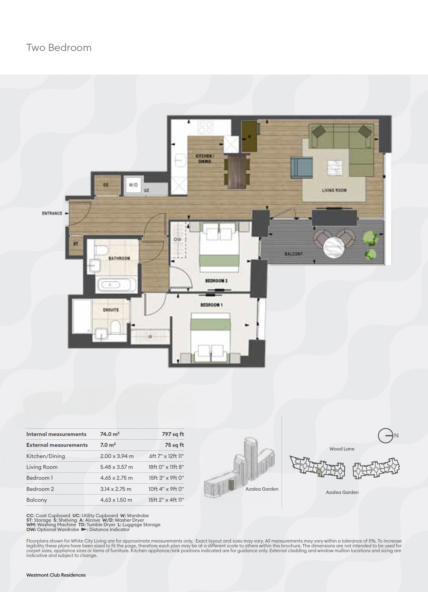 2  bedrooms flat to rent in Fountain Park Way, White City, W12-Floorplan