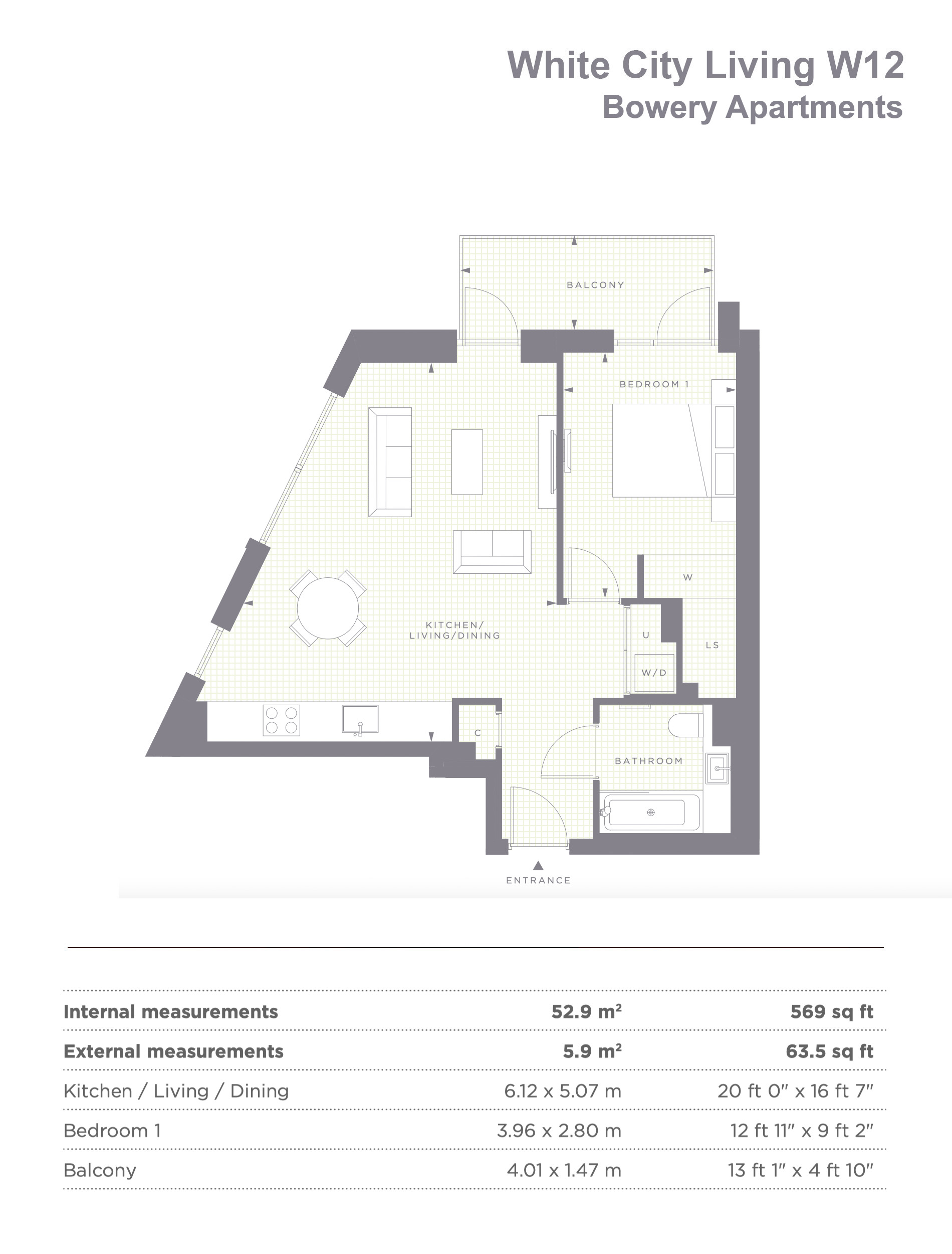 1  bedroom flat to rent in Fountain Park Way, White City, W12-Floorplan