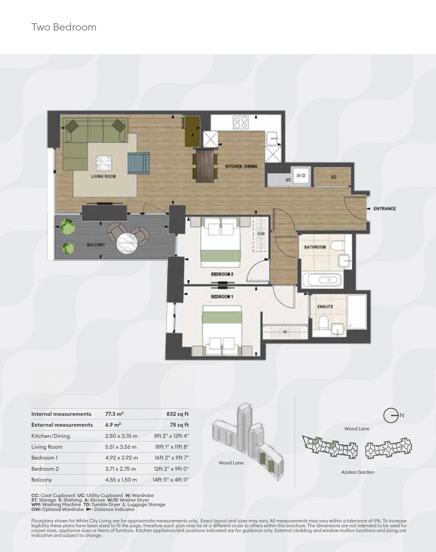 2  bedrooms flat to rent in White City Living, Westmont Apartments, Fountain Park Way, White City W12-Floorplan