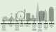 London City Skyline Graphic For Southall
