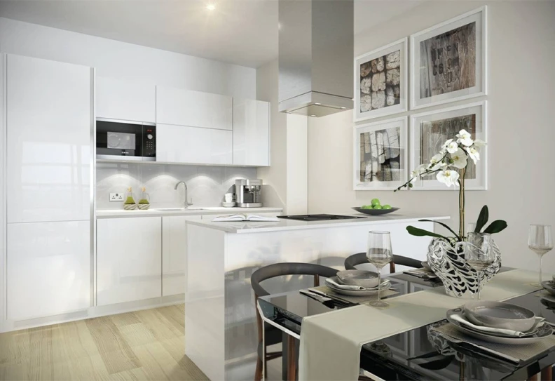 Kitchen view of City North images 1