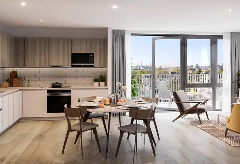 Kitchen view of Clapham Place images 1