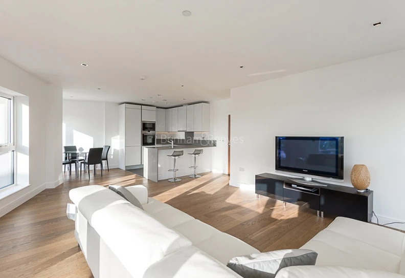 Kitchen view of Dickens Yard images 2