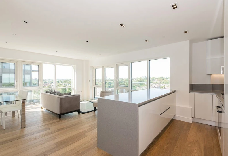 Kitchen view of Dickens Yard images 1