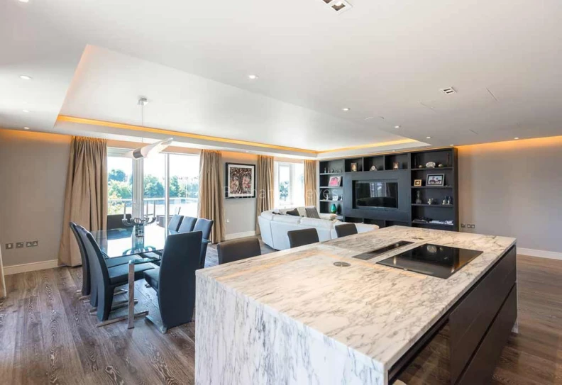 Kitchen view of Fulham Reach images 1