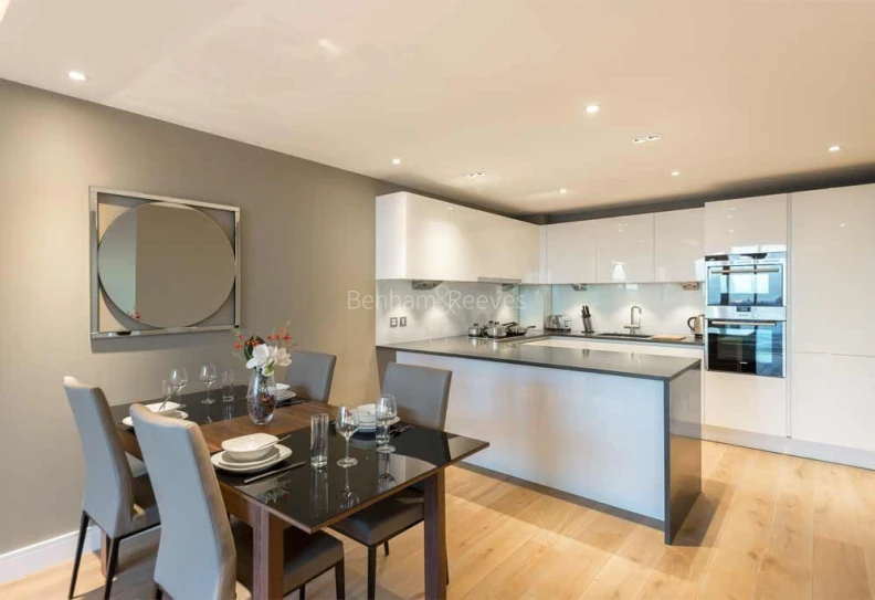 Kitchen view of Fulham Reach images 2