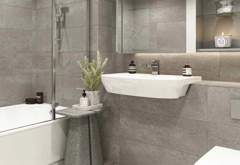 Bathroom view of London Square images 1