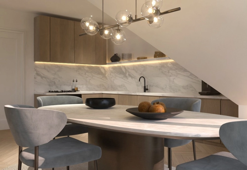 Kitchen view of Oh So Close images 2