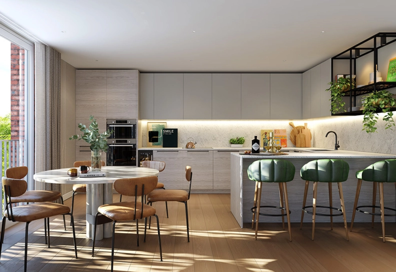 Kitchen view of Poplar Riverside images 2
