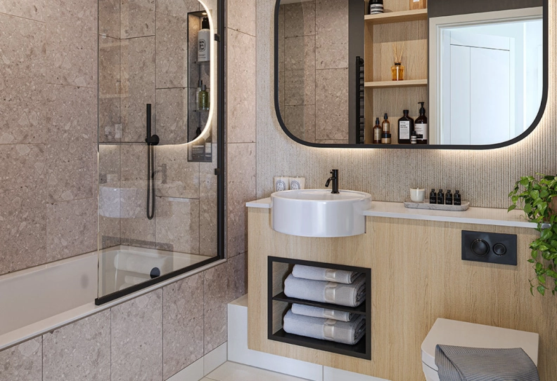 Bathroom view of Silkstream images 1