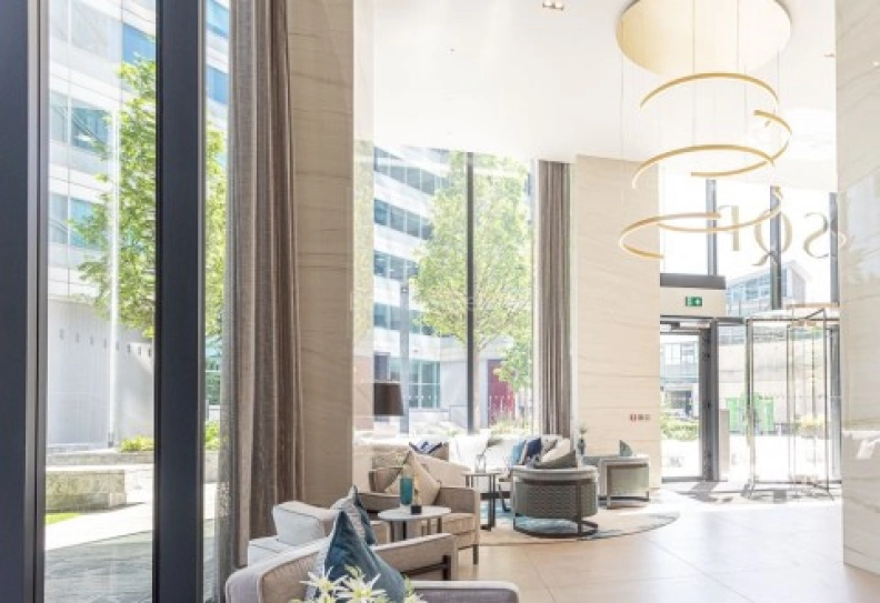 Reception view of South Quay Plaza images 2