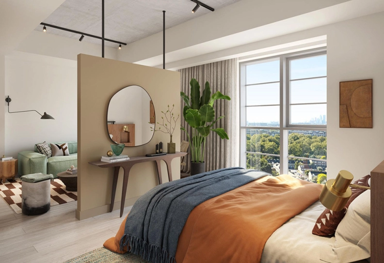 Bedroom view of The Founding images 1