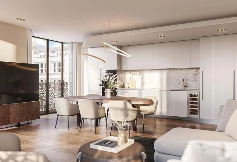 Kitchen view of W1 Place images 1