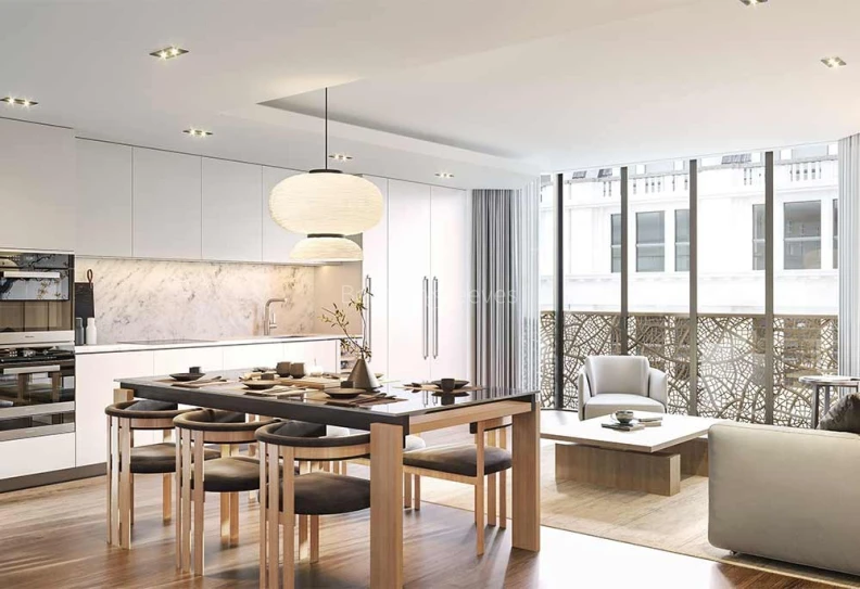 Kitchen view of W1 Place images 2