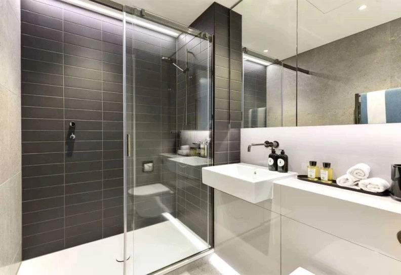 Bathroom view of White City Living images 2