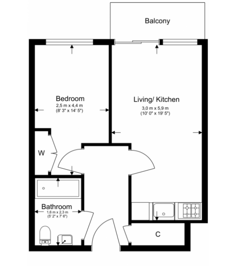 1 bedroom apartments/flats to sale in Heritage Avenue, Beaufort Park, London-image 13