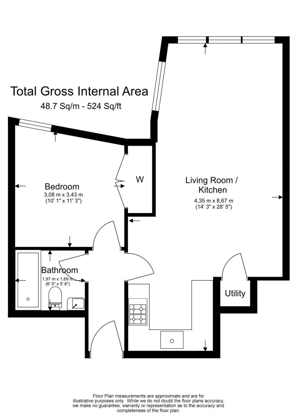 1 bedroom apartments/flats for sale in West Smithfield, London - EC1A view 7