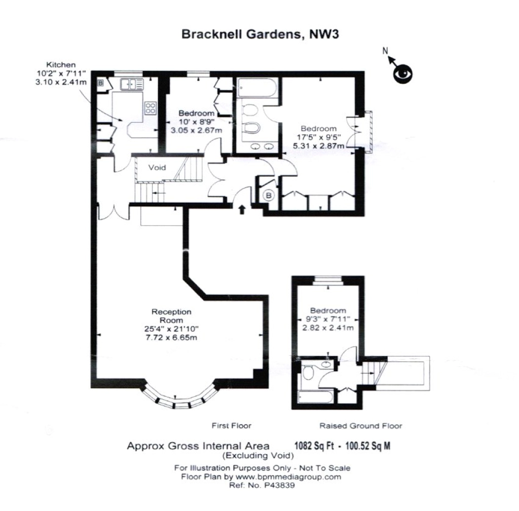 3 bedrooms apartments/flats for sale in Bracknell Gardens, London - NW3 view 13