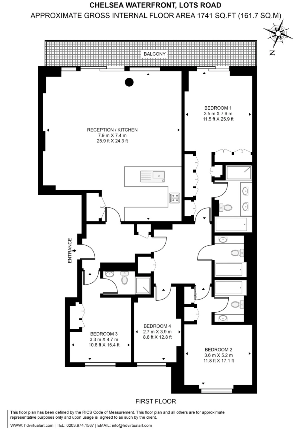 4 bedrooms apartments/flats for sale in Chelsea Waterfront, Chelsea - SW10 view 24
