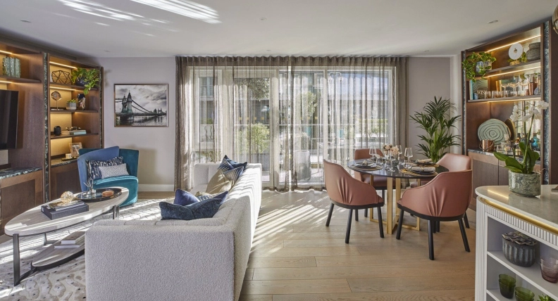 3 bedrooms apartments/flats for sale in Parrs Way, Fulham - W6 view 2