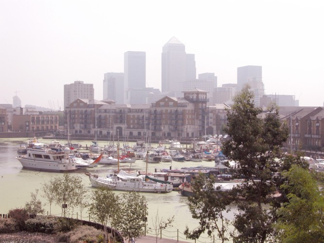 St Katharine's Docks-view